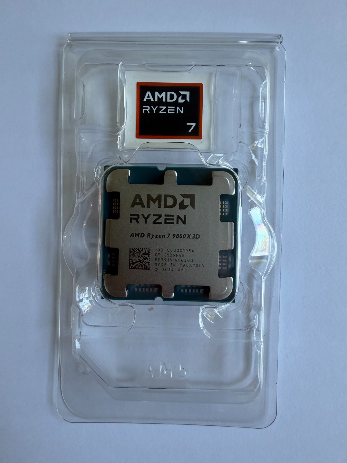 AMD - Ryzen 7 9800X3D 8-Core - 16-Thread 4.7 GHz (5.2 GHz Max Boost) Socket AM5