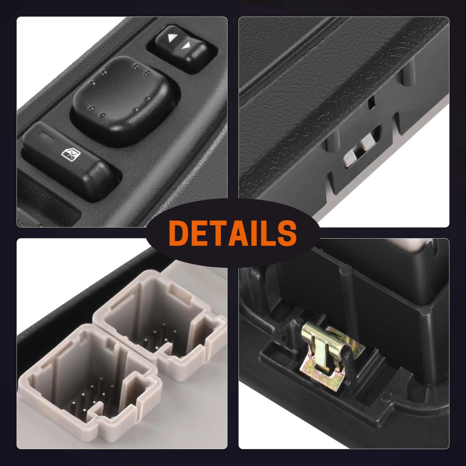 Front Driver Door Window Control Switch For GMC Sierra 2003-2007 15883323