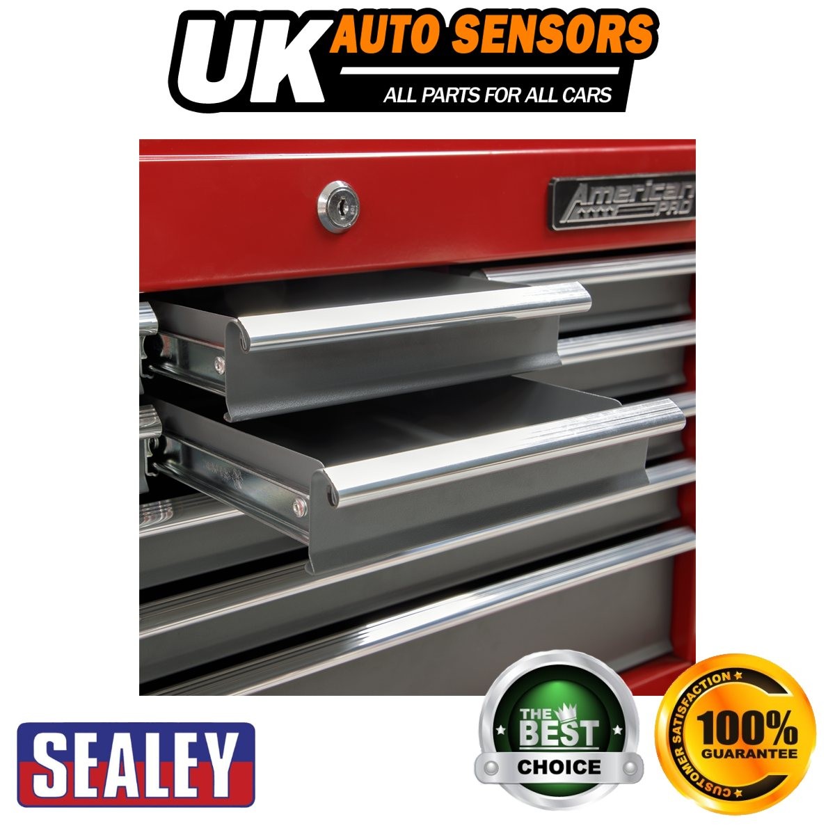 Sealey American PRO� Topchest 9 Drawer Red/Grey AP22509BB