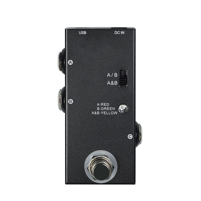 ABY Line Selector AB Switches Small Guitar Effect Pedal True Bypass Enduring