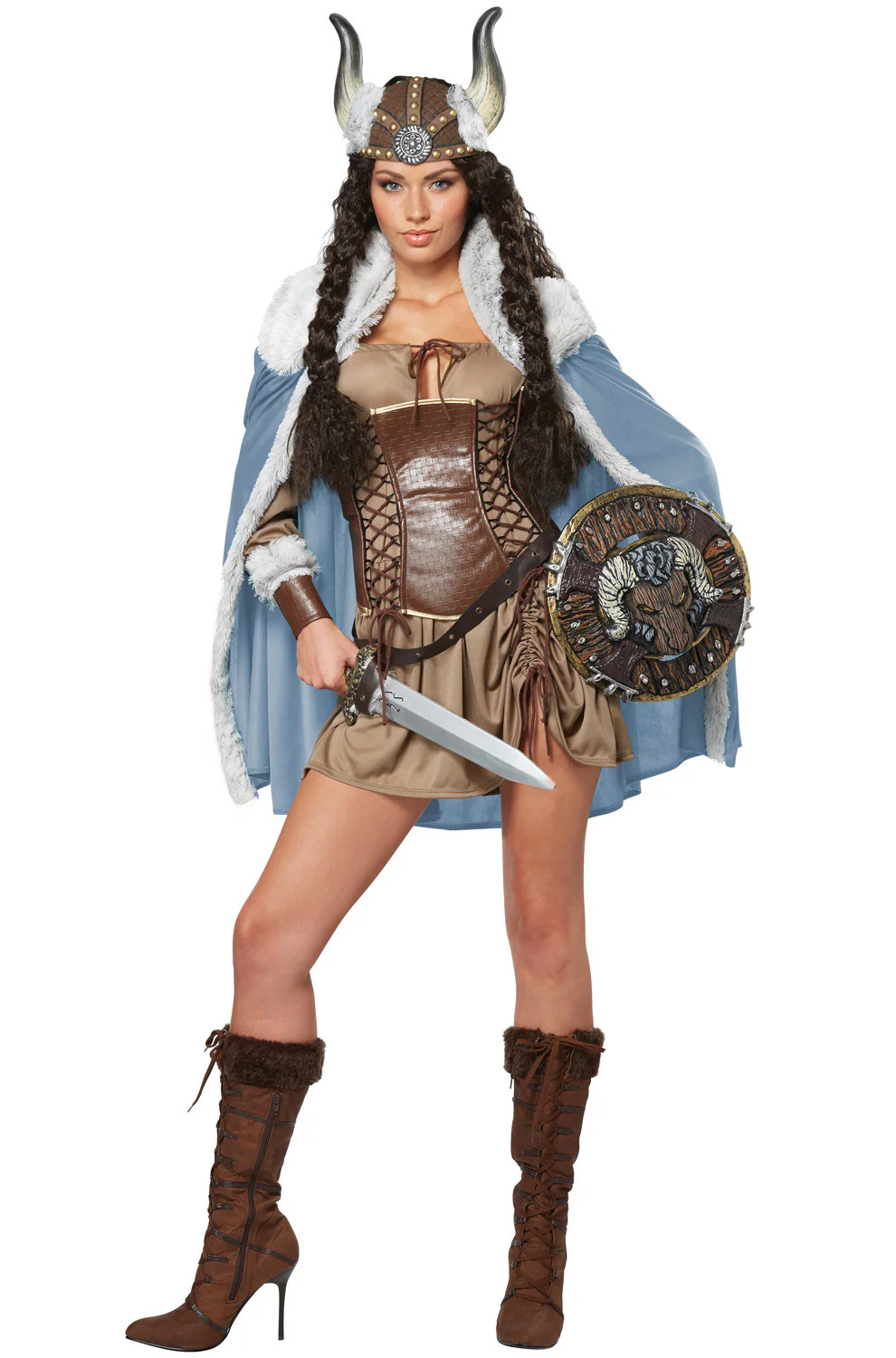Brand New Sexy Viking Vixen Adult Women Costume