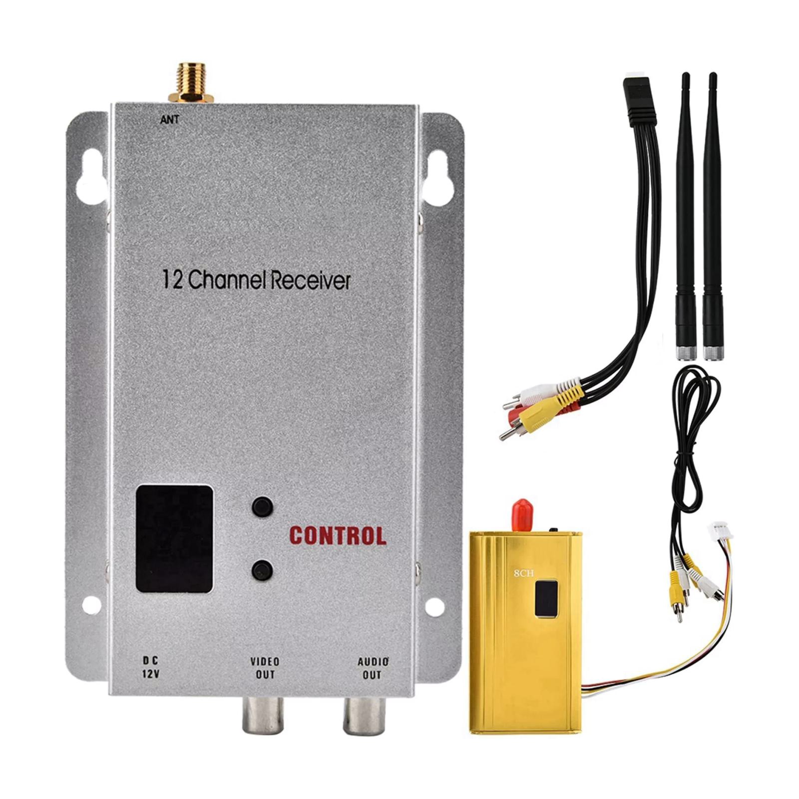 500-1200M 1.2GHz Wireless Audio/Video Transmitter-Receiver CCTV Accessories