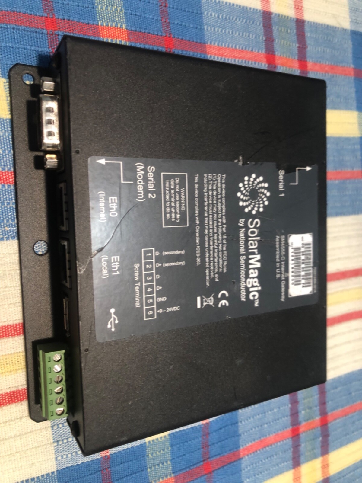 Solar Magic SM4555-C National DATA LOGGER AND INTERNET GATEWAY FOR MANAGER
