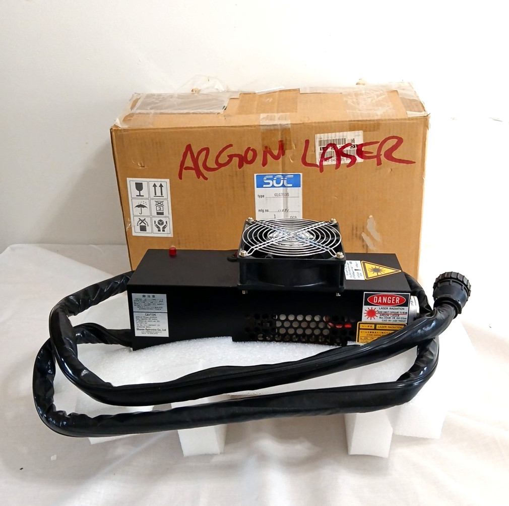 Showa Optronics GLG3135 Argon Laser Head Made In Japan IOB Olympus FV5 LAMAR 2