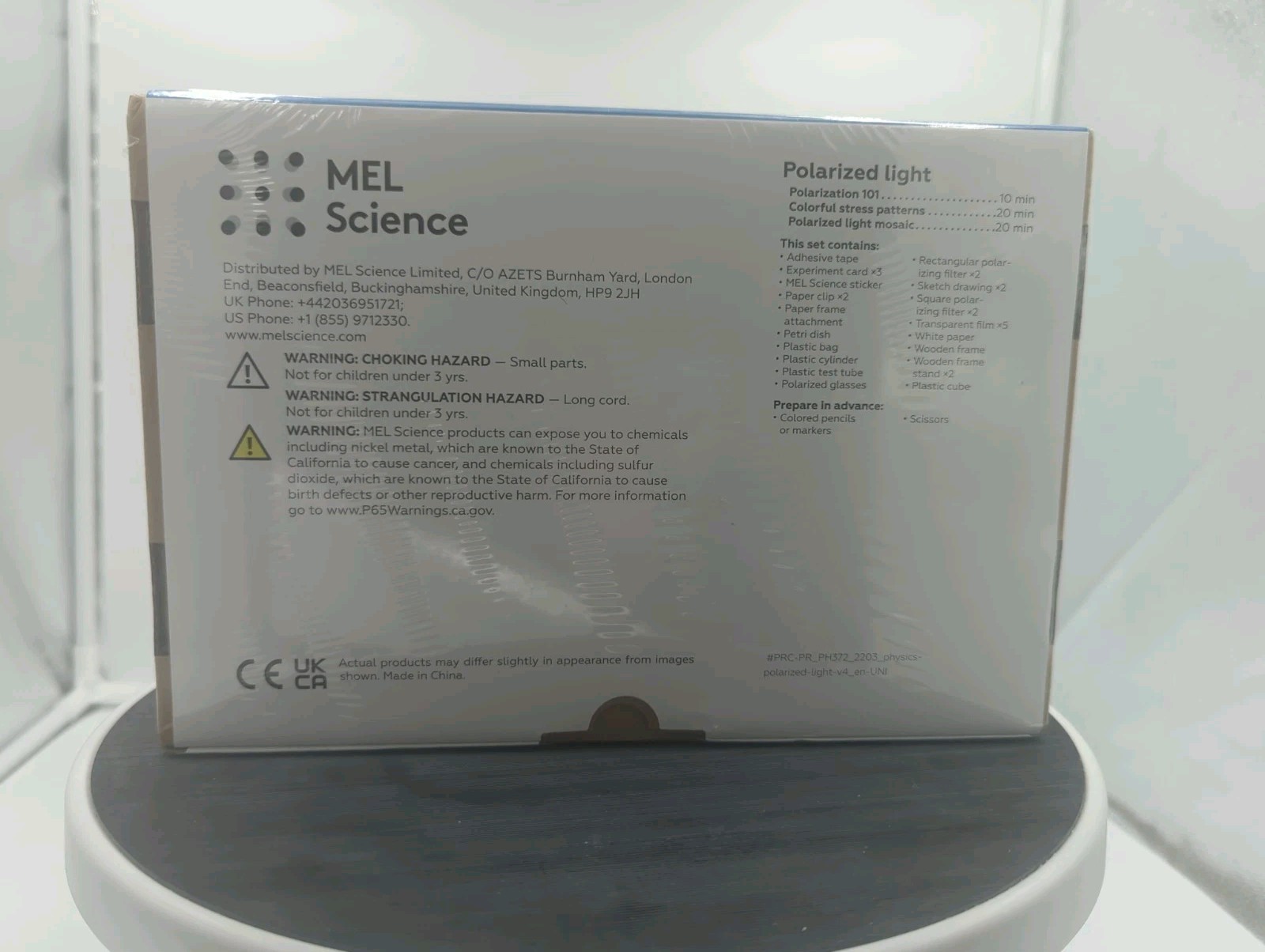 Mel Science Kit Polarized Light