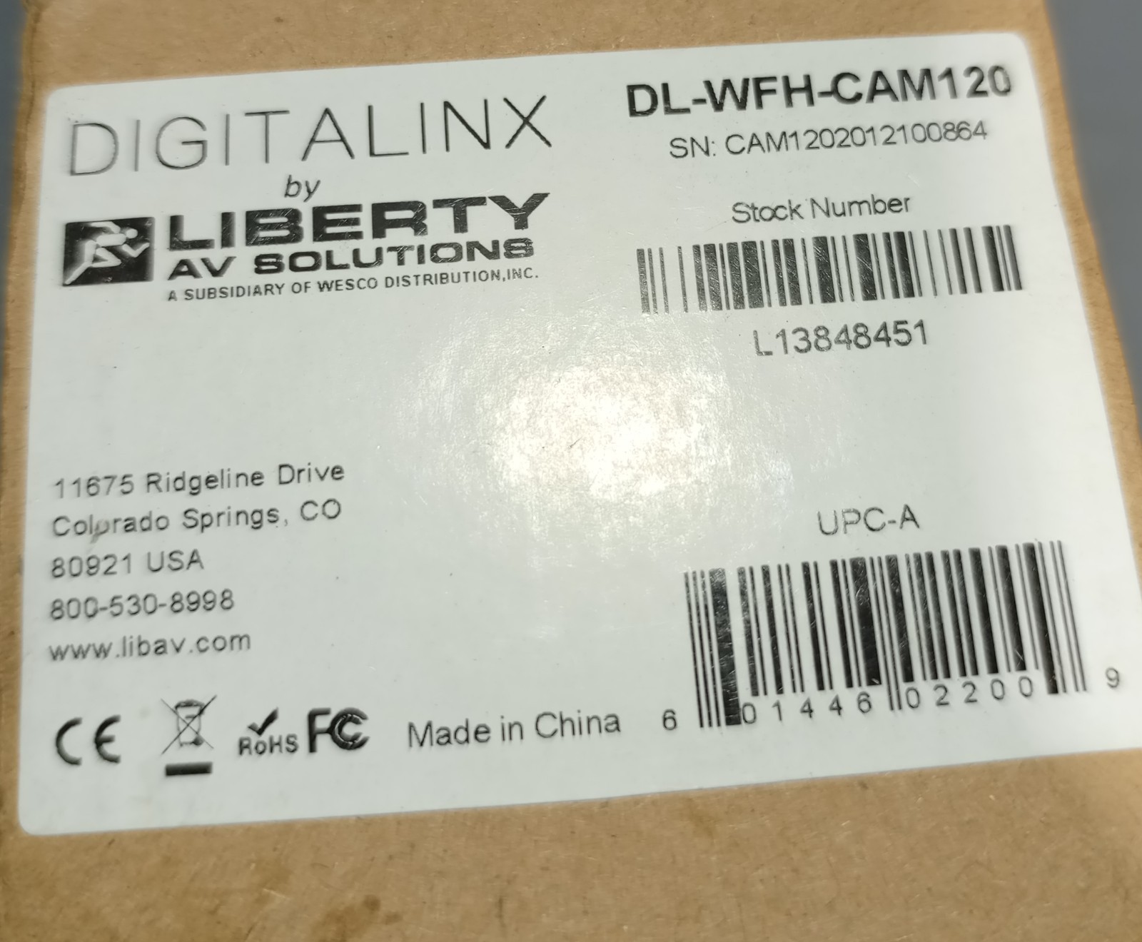 Digitalinx DL-WFH-CAM120