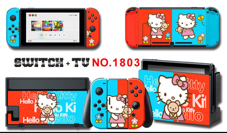 Vinyl Decal Skin Sticker Protector for Nintendo Switch #1803