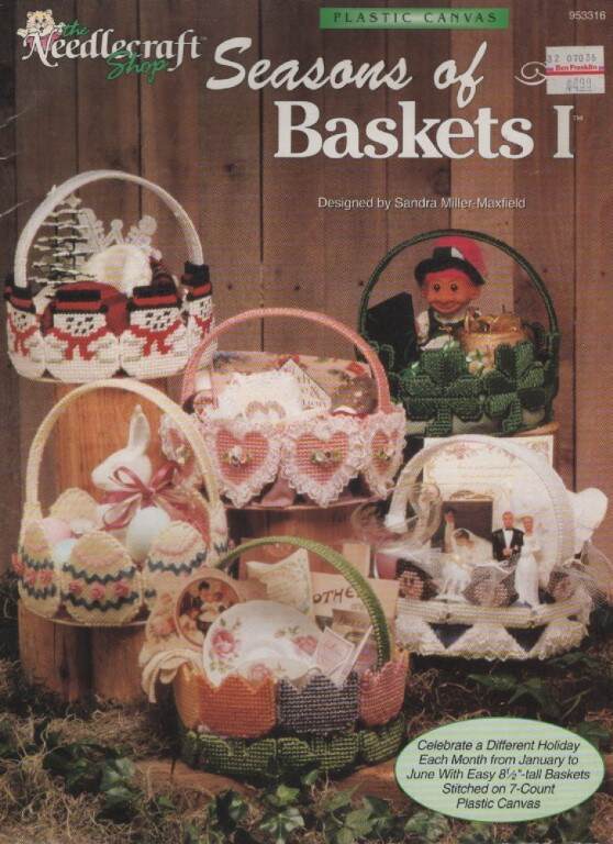 OOP!!! PLASTIC CANVAS SEASONS OF BASKET I HOLIDAY DESIGNS