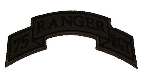 75th ARMY RANGER REGIMENT SCROLL ROCKER PATCH - OLIVE DRAB OD -Veteran Business.