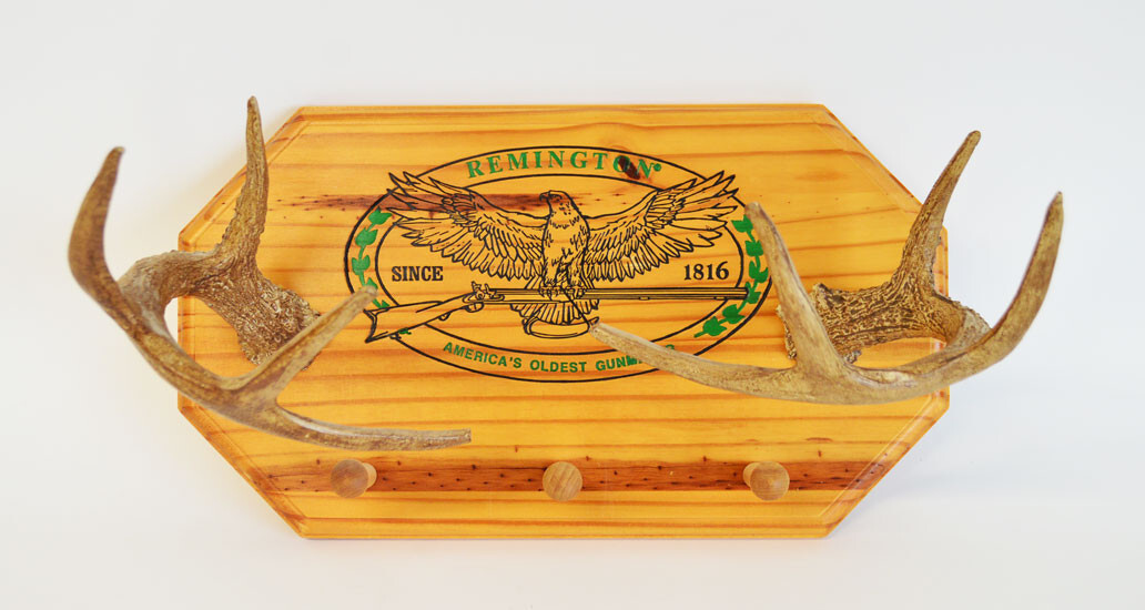 Vintage Editions Inc Remington Antler Gun & Coat Rack  (6751)