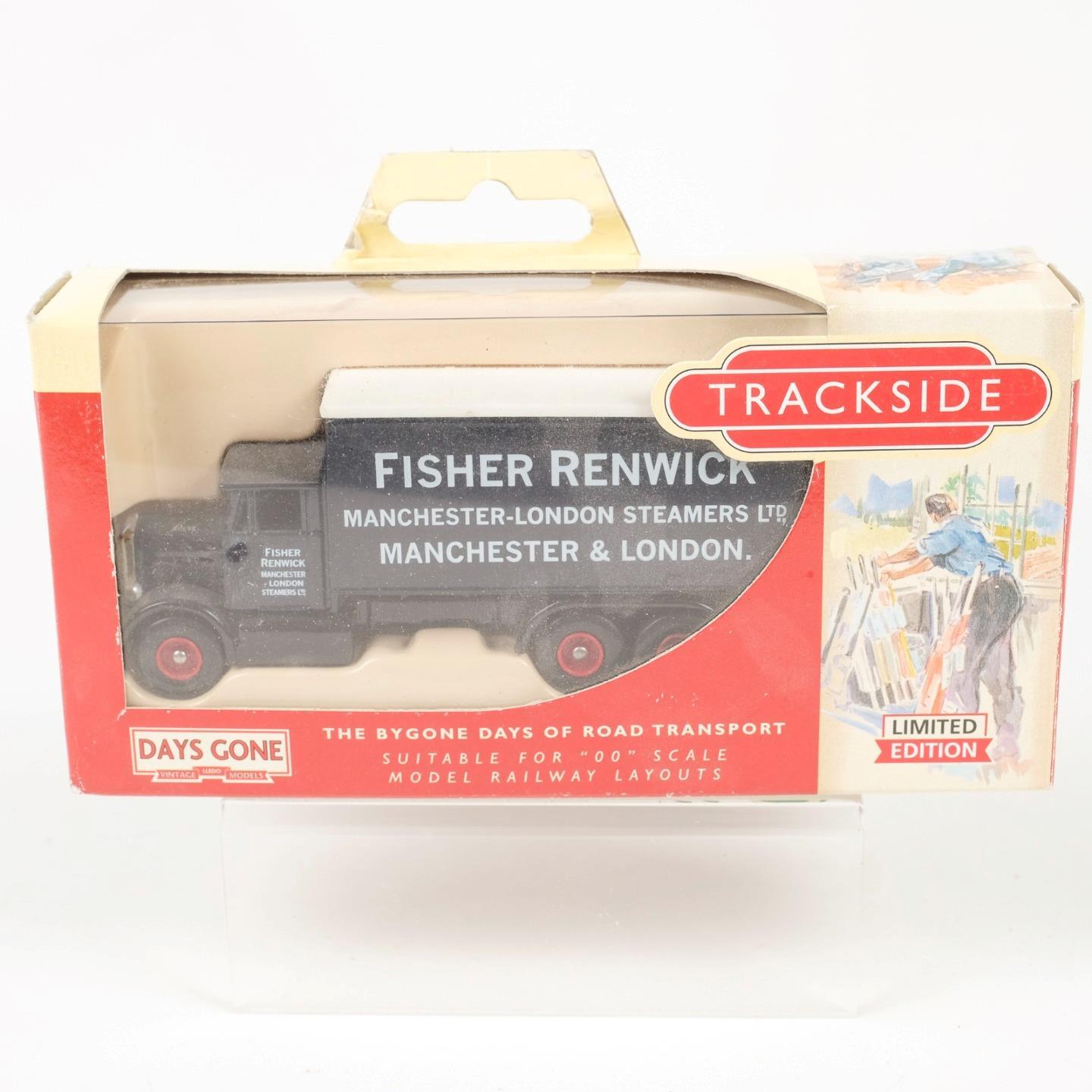 Trackside Lledo OO Scammell 6 Wheeler Fisher Renwick Box Truck DG044029