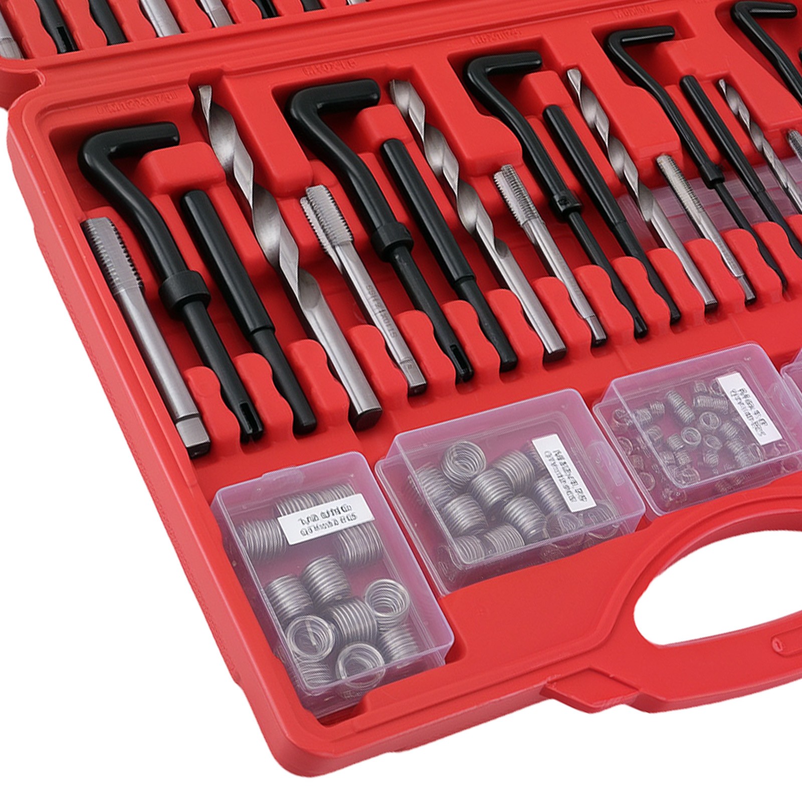 338Pcs Automotive Thread Insert Repair Kit SAE Metric for Engine Tool Kit