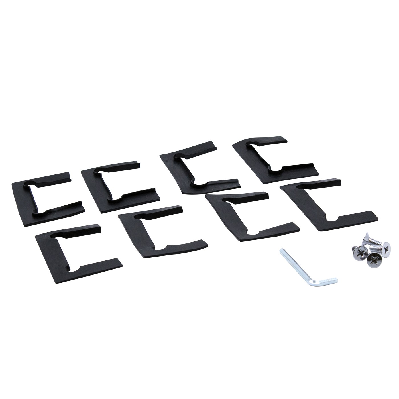 FHC GLENF1MB Glendale Series Wall Mount Hinge - Full Back Plate - Matte Black