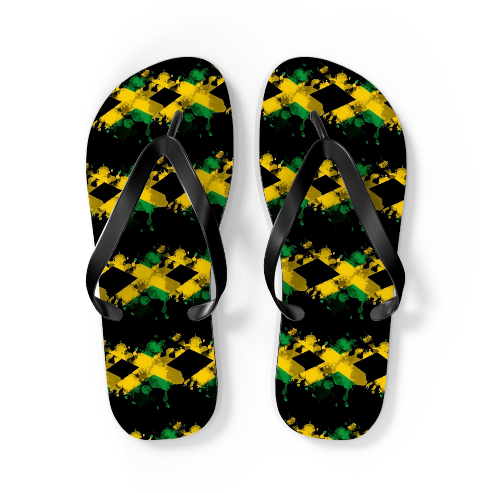 Jamaica All Over Print Summer Wear Flip Flops