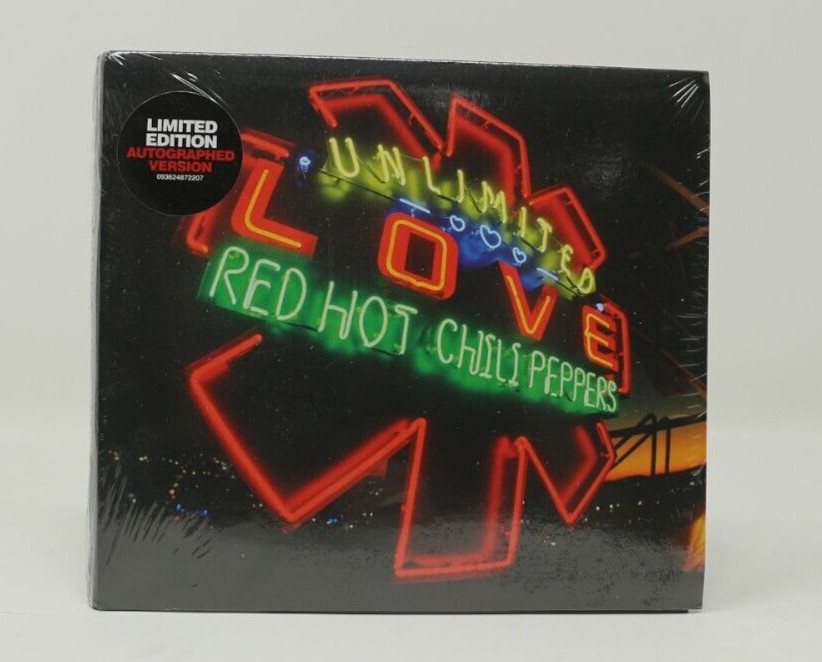 Red Hot Chili Peppers Signed Unlimited Love CD New Sealed Limited Edition RHCP