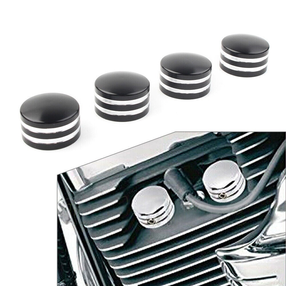 Motor Head Bolt Spark Plug Covers For Harley Sportster XL Twin Cam Touring