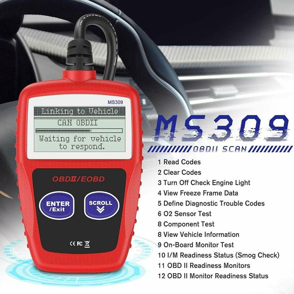 OBD Code Reader Automotive OBD2 Scanner Car Check Engine Fault Diagnostic Tool