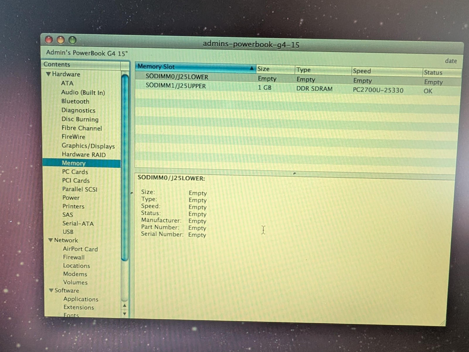 PowerBoot G4 1.33 GHz A1095 - Tested Working, Yellow screen