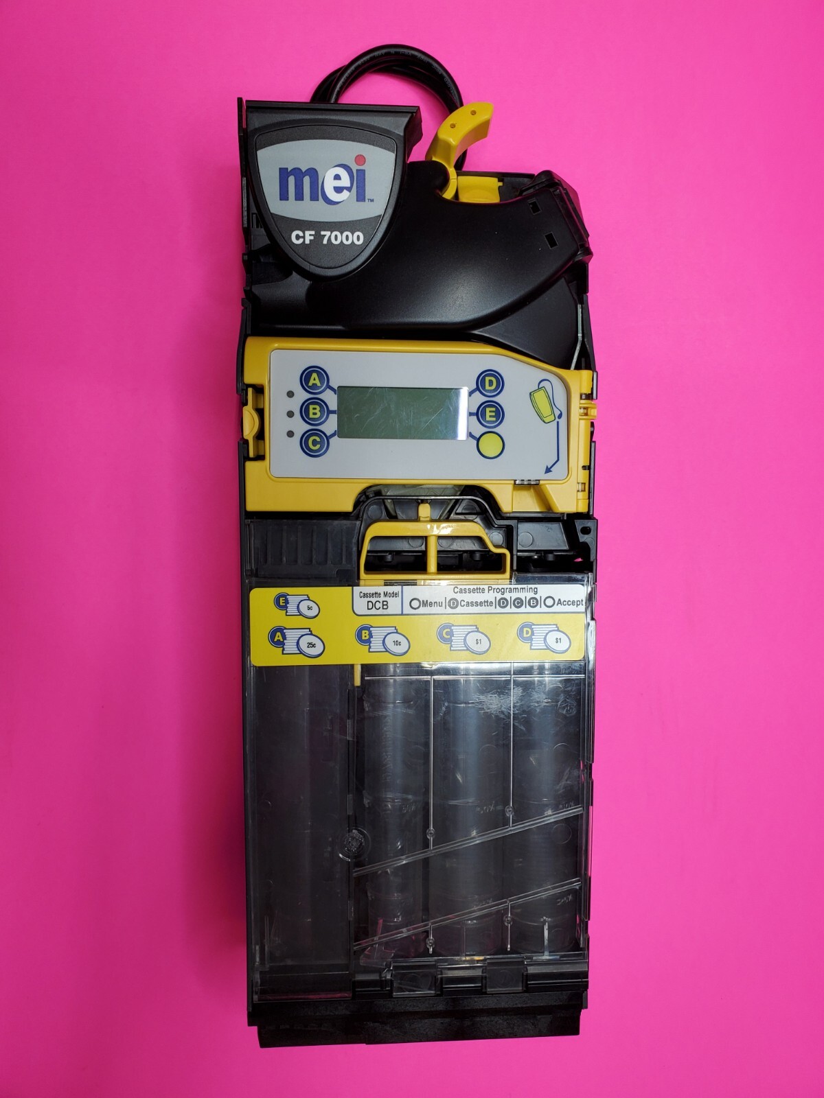 MEI Mars CF7512 / CF7000 CPI cashflow DCB 5 TUBE Coin Changer Mech CF7512i   NEW