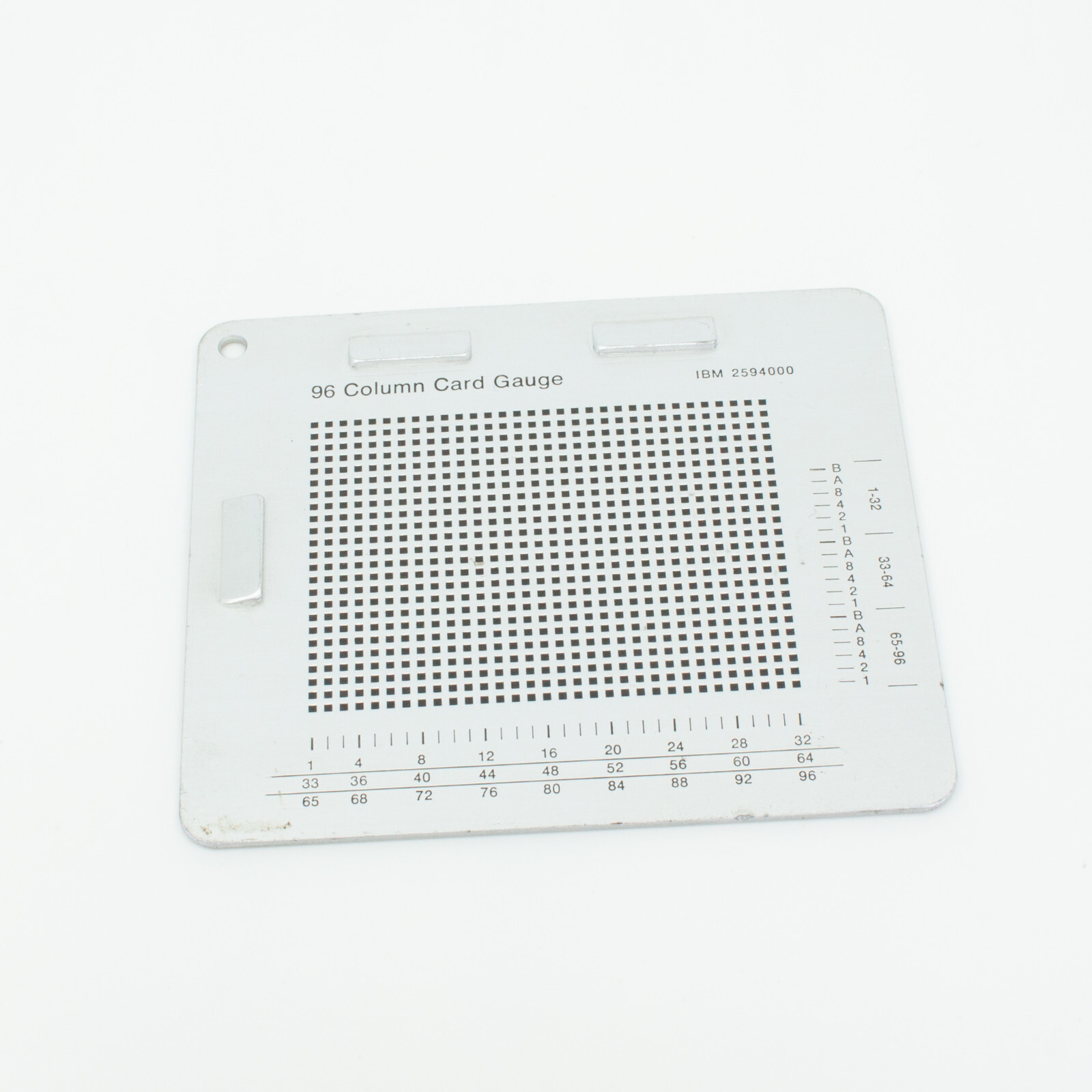 IBM 2594000 - 96 Column Punch Card Gauge