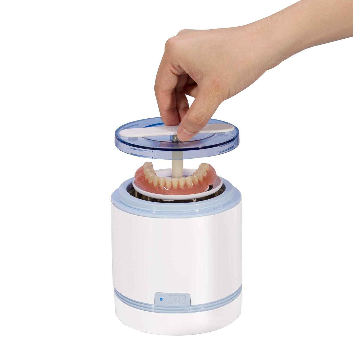 Isonic DS180-B Portable Denture or Jewelry Cleaner w/Rechargeable Battery Base