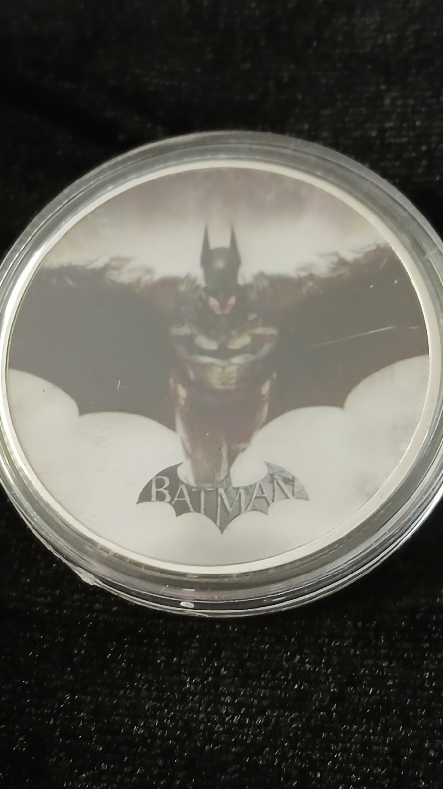 Set Of Silver Plated Batman Coins