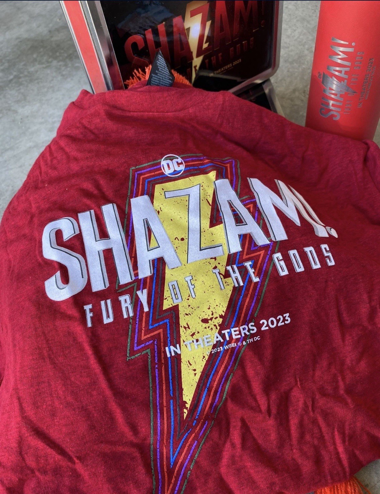 “Shazam : Fury of the Gods” DC Movie 2023  Exclusive Rare Promotional Items NEW