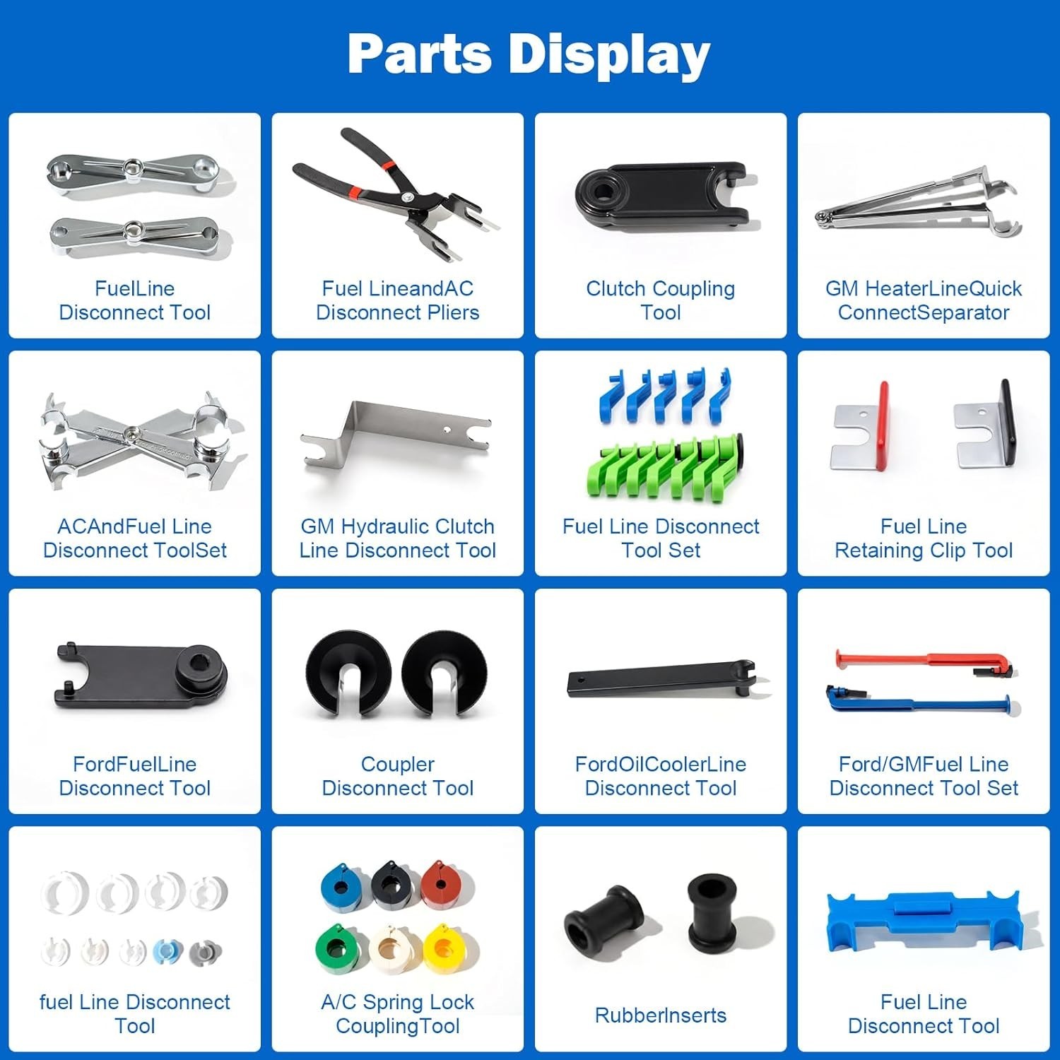45-Piece Master Quick Disconnect Tool Set, Fuel Line Disconnect Tool Kit Automot