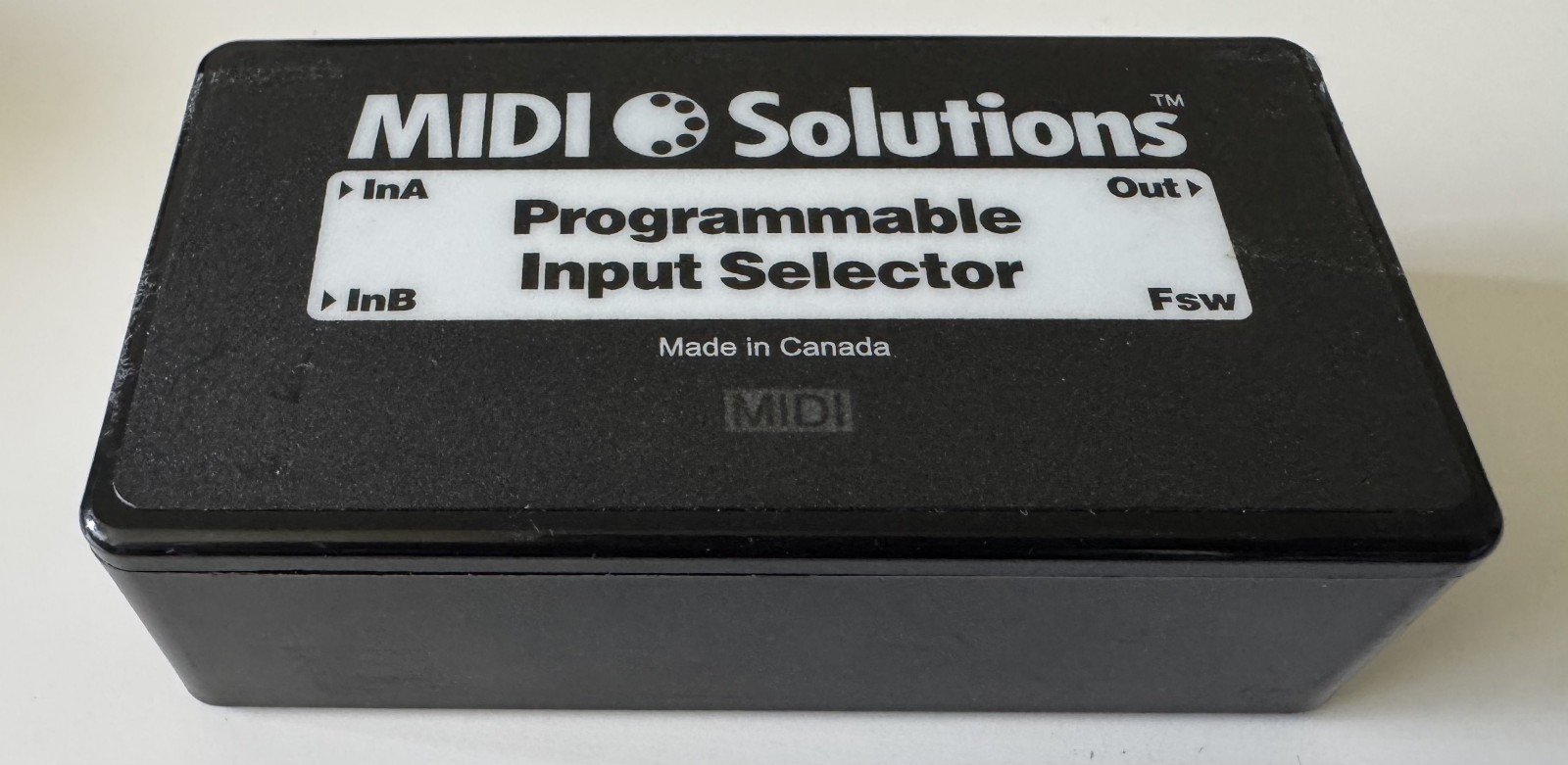 MIDI Solutions Programmable Input Selector - Excellent Working Condition