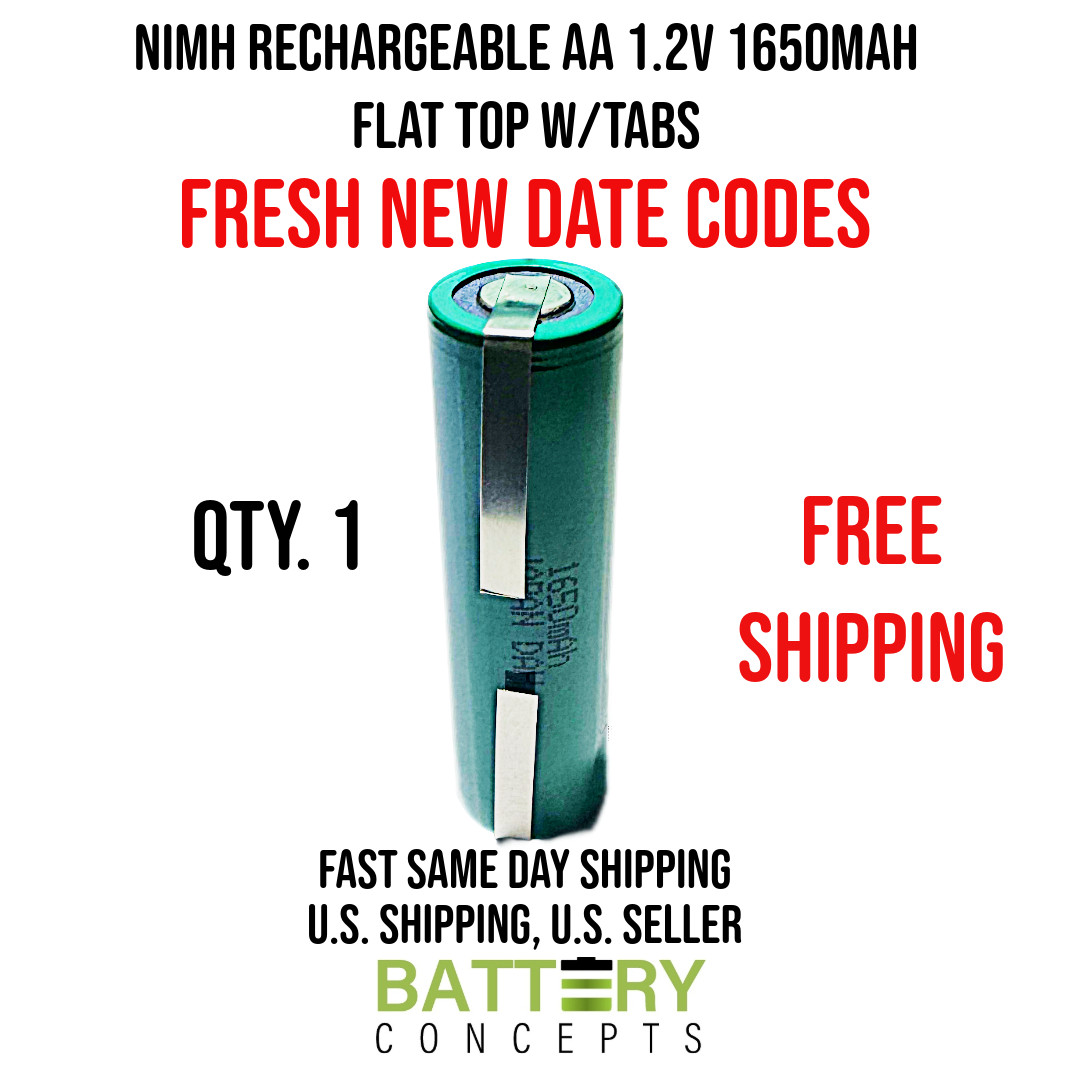Rechargeable Toothbrush Replacement Battery for Braun Oral-B 49mm x 14mm Ni-MH