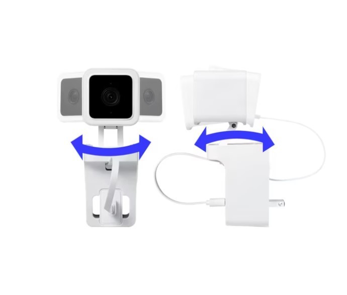 Wasserstein Wyze Cam V3 AC Outlet Swivel Tilting Security Camera Wall Mount
