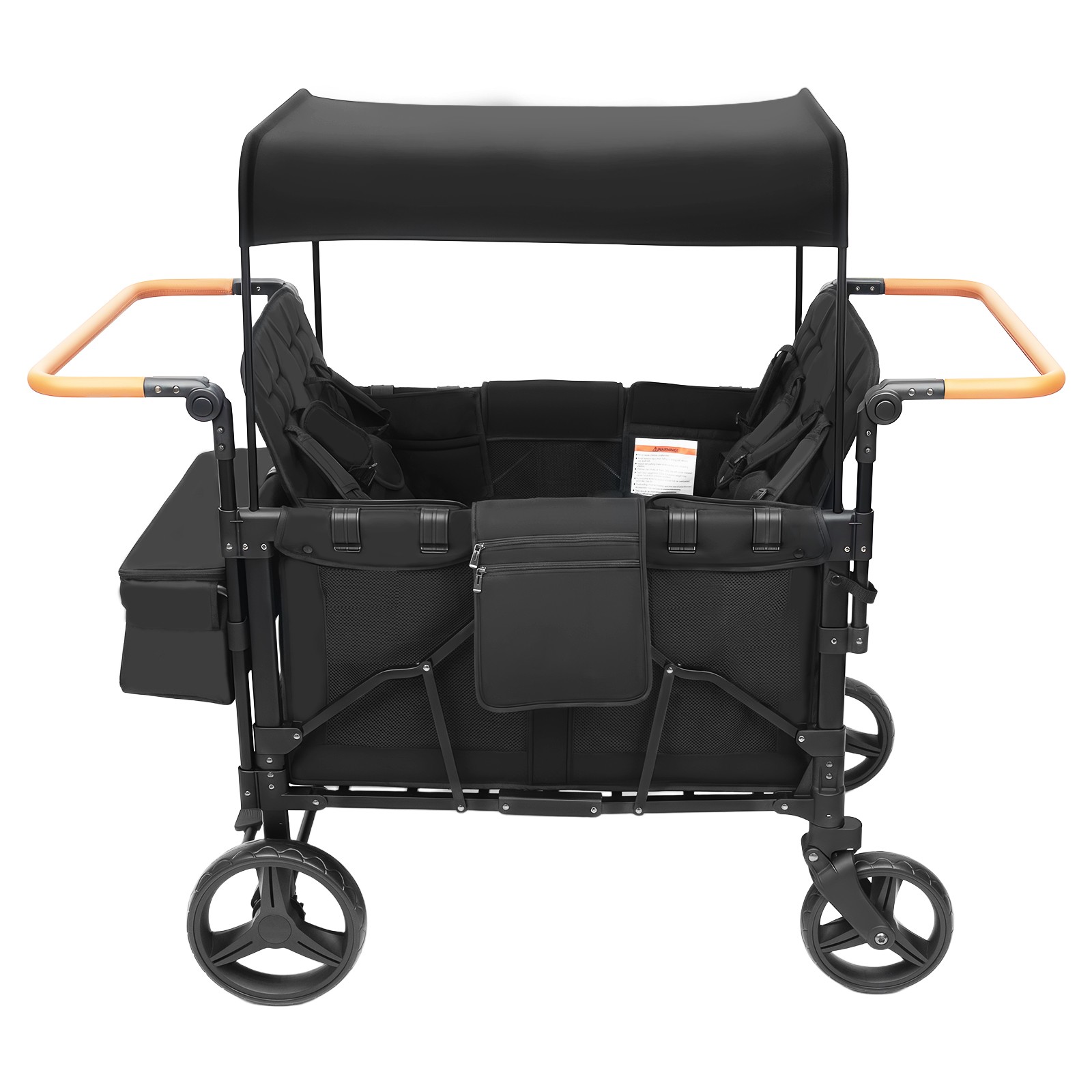 Versatile Stroller Wagon For 4 Kids Portable Stroller Wagon Cart Folding 66lbs