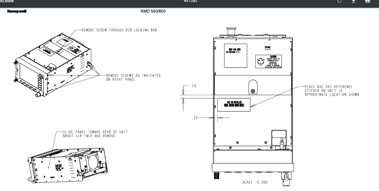 Bendix King KMD 550 850 Multi Function Display INSTALLATION MANUAL