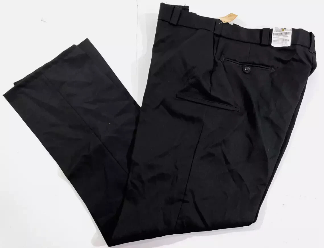 NWOT MENS 30x30 FLYING CROSS 37100 100% POLY HIDDEN CARGO POCKET PANTS NAVY