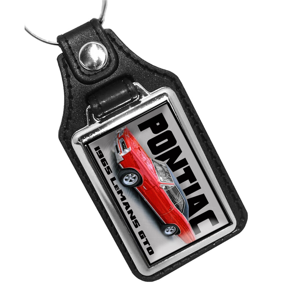Compatible with 1965 Pontiac GTO Muscle Car Designs Key Chain Key FOB Key Ring