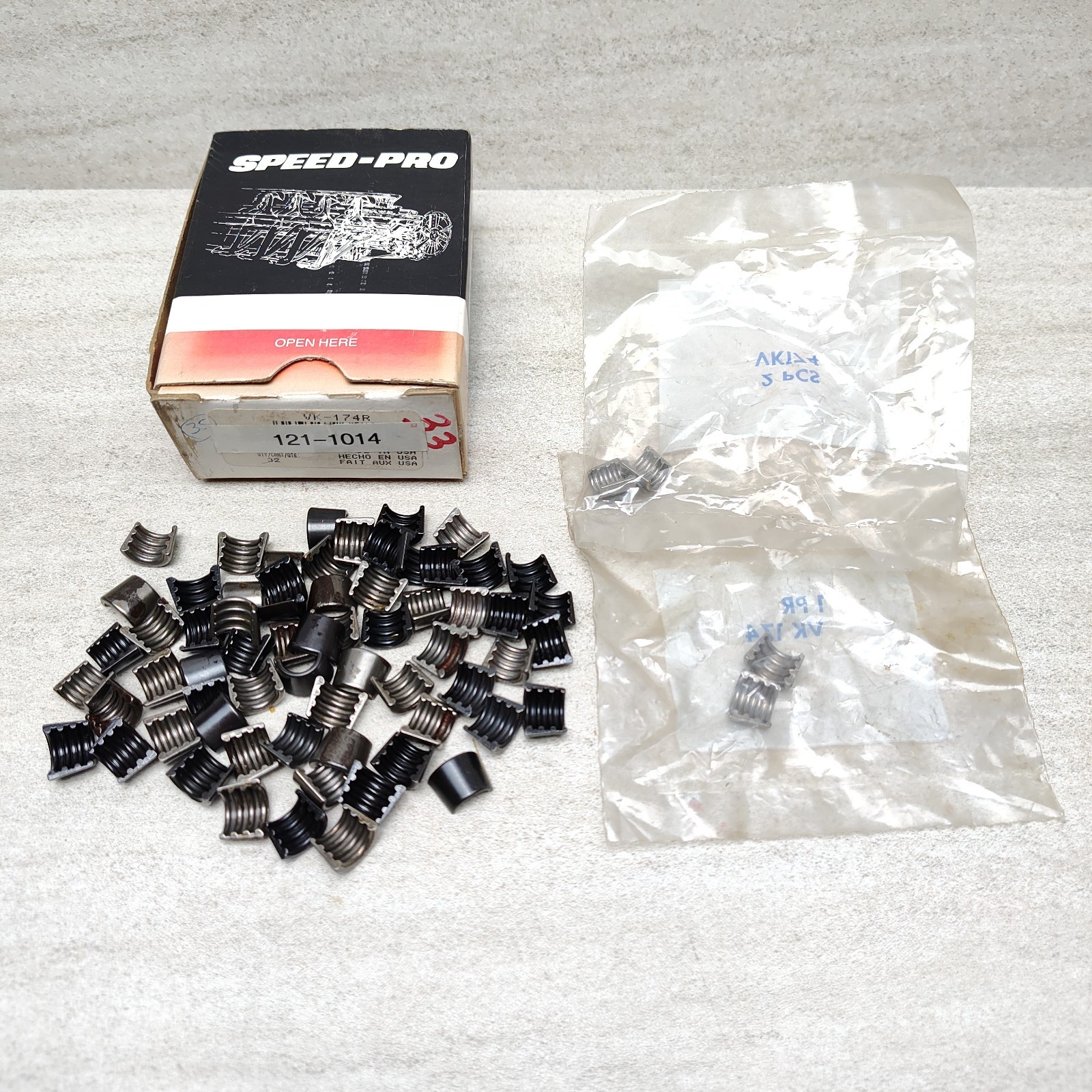 Speed Pro VK-174R Valve Spring Retainer Keeper Box Lot