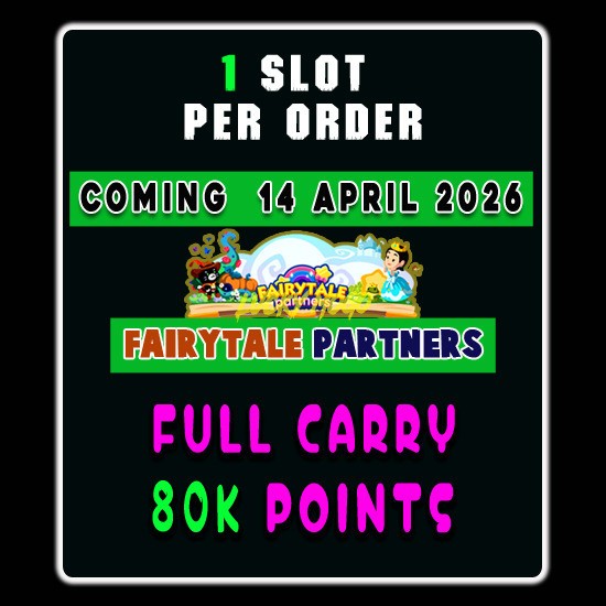 1 x PARTNERS event Full Carry 80k points monop0ly_g0