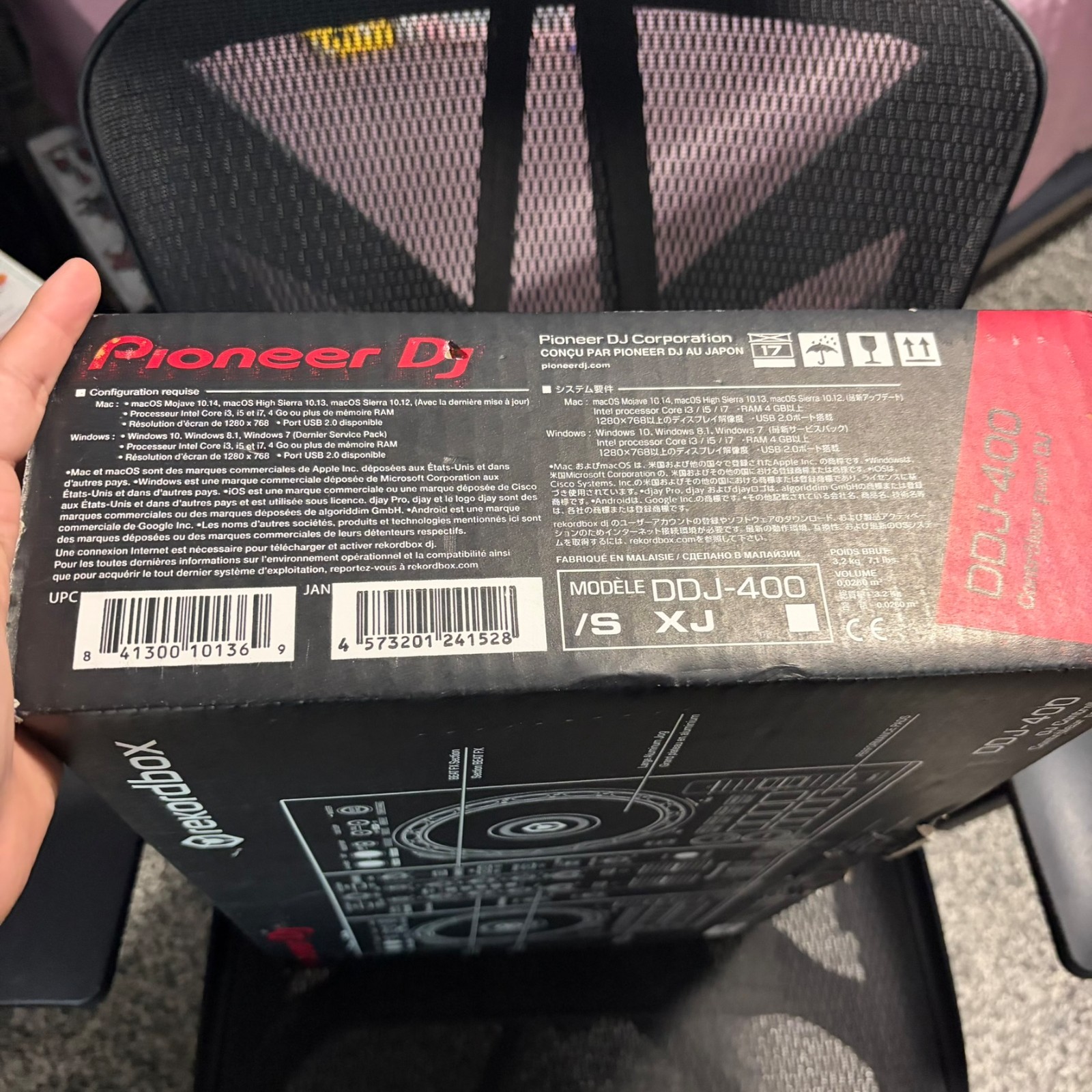 Pioneer DJ DDJ-400 2-Channel Rekordbox DJ Controller UNTESTED