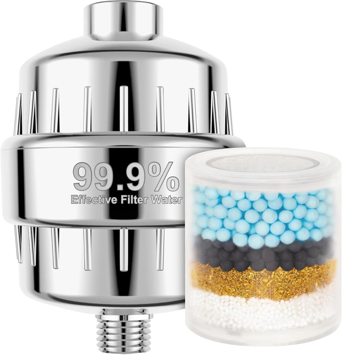 High Output Revitalizing Shower Filter,  Shower Filter for Hard Water Remove