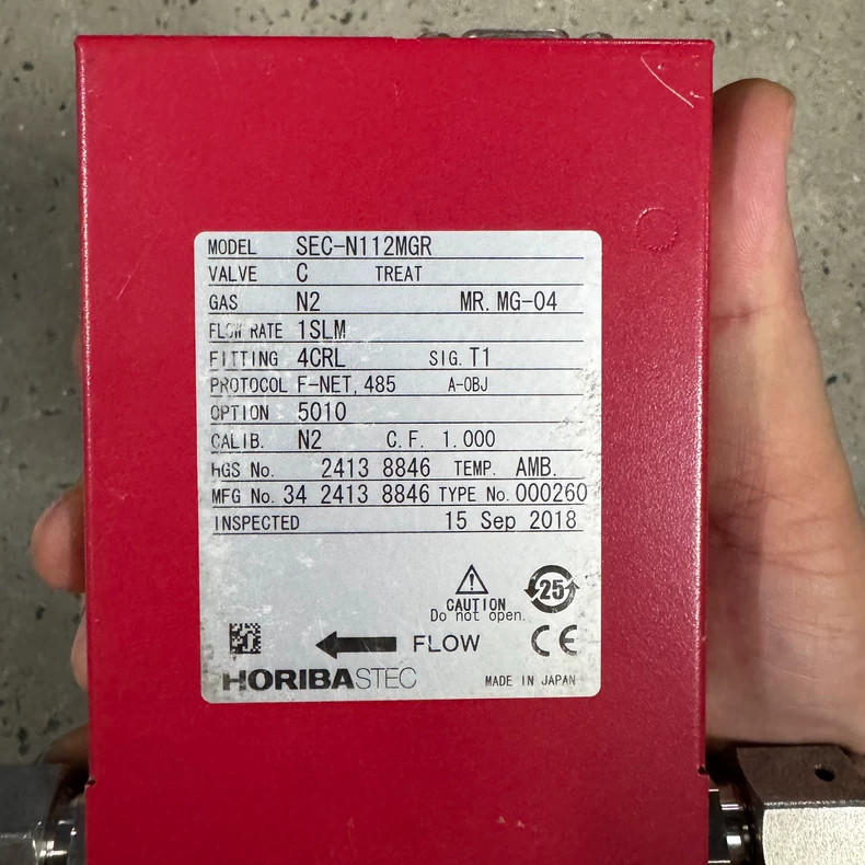 HORIBA STEC SEC-N112MGR Flow Sensor Used 1PCS