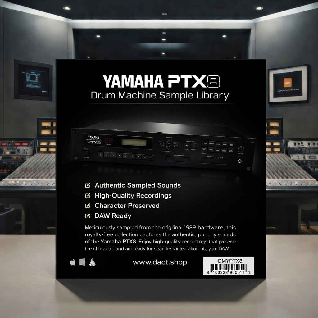 Yamaha PTX8 Drum Machine Sample Library