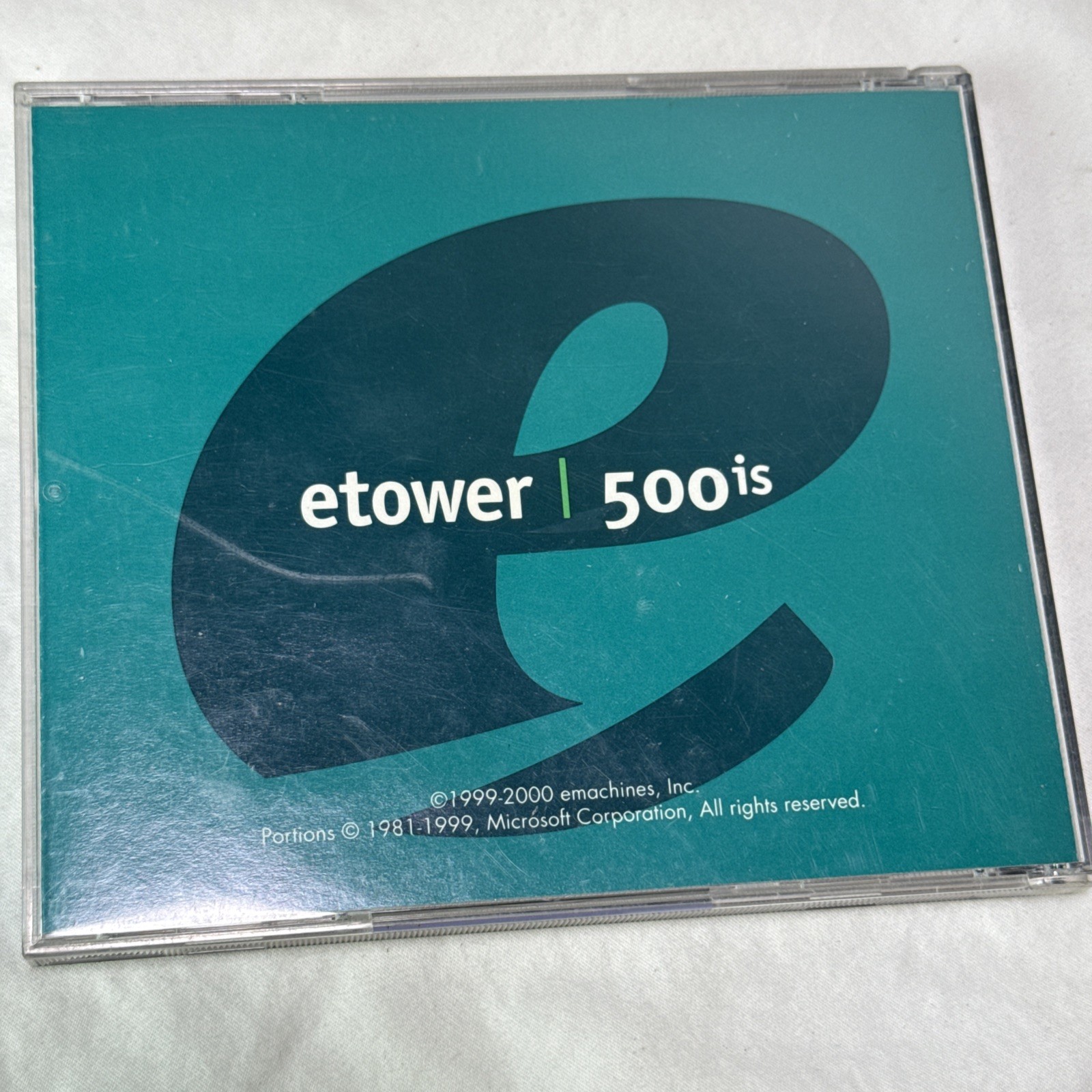eMACHINES ETOWER 500IS RESTORE CD VER. 3.6 BOOTABLE CD