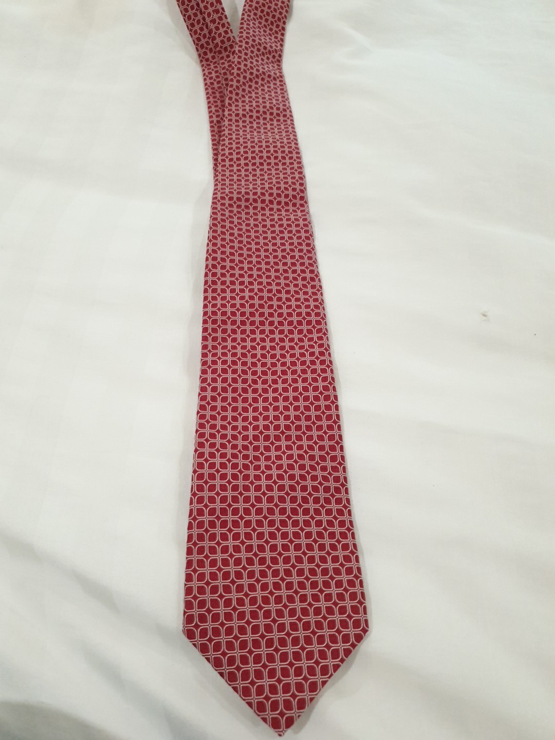 Brooks Brother Tie One Size  Red Silk Classic, office, Party, Meetings, School