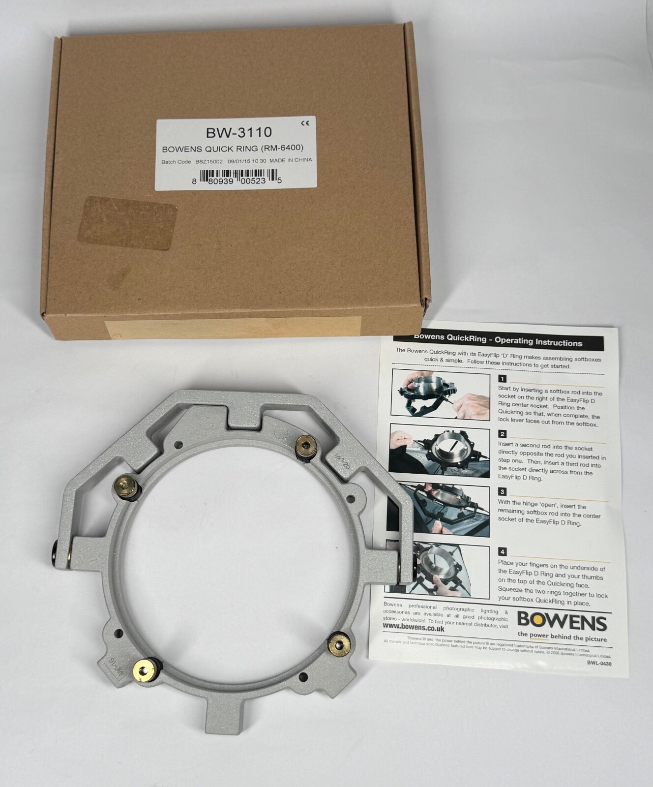 Bowens Quick Ring with Swivel BW-3110 Softbox Speed Ring
