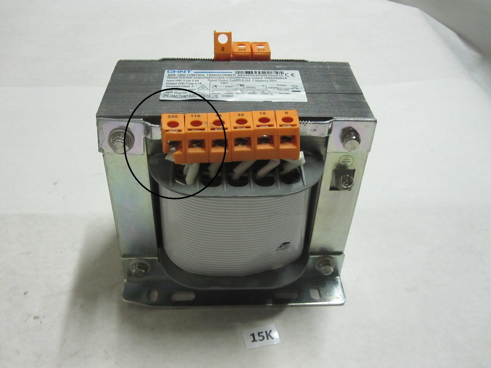 CHNT Control Transformer, NDK-1000 4.16A 50Hz