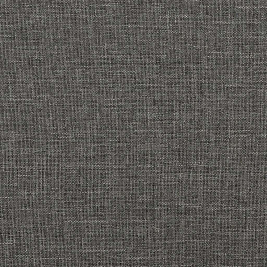 Box Spring Bed Frame Dark Gray Fabric (US/AU Only)