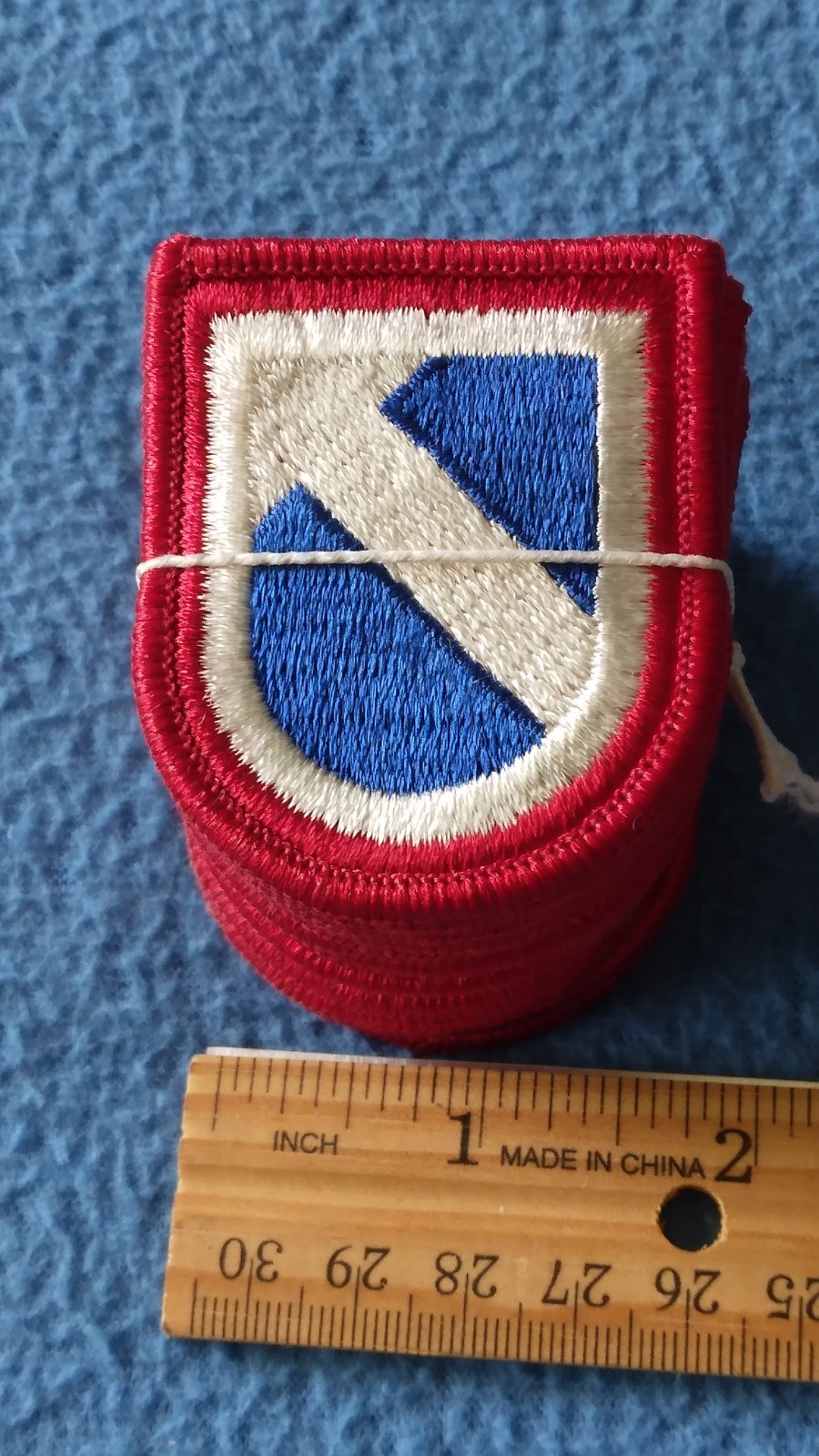 BUNDLE OF 20 - 1st SUPPORT COMMAND CORPS FLASHES - NEW