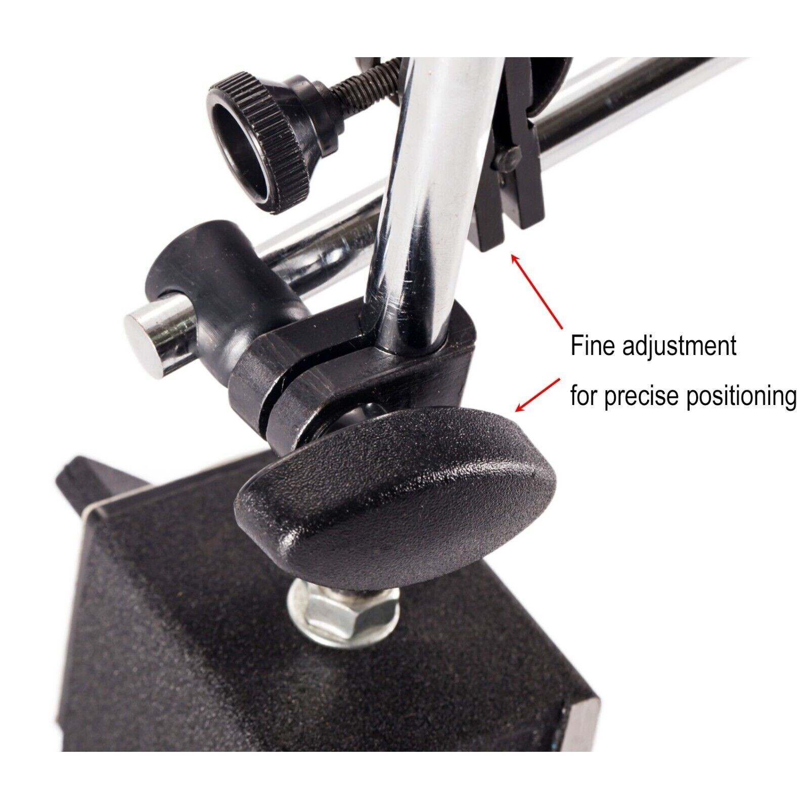 (2) Magnetic Base Fine Adjustment Holder for Dial Test Indicator 132lbs Force
