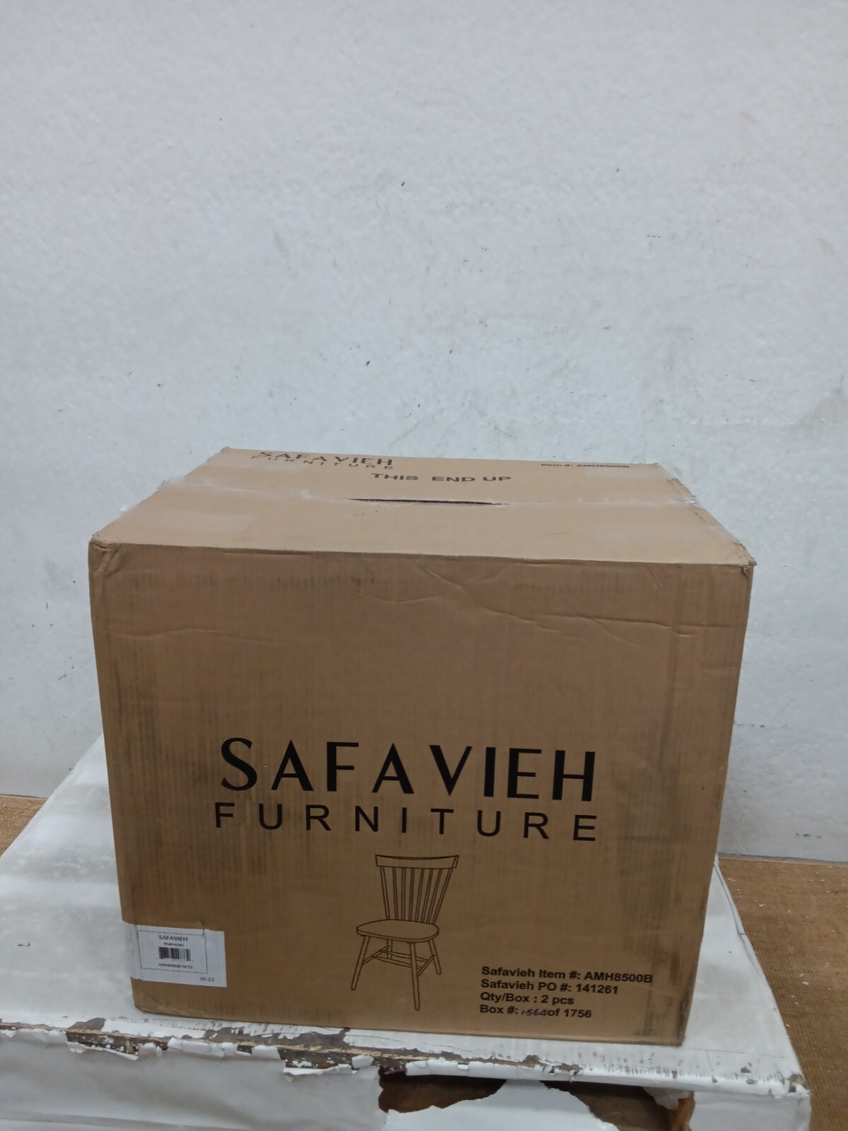 Safavieh PARKER SPINDEL SIDE CHAIR, Reduced Price 2172729047 AMH8500B