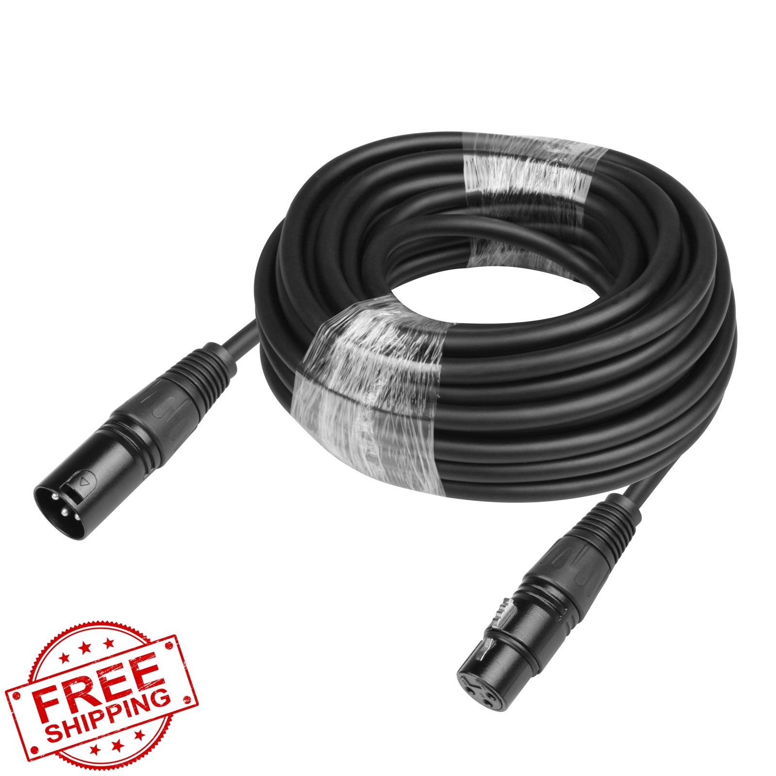 MOUNTAIN_ARK 30ft DMX Cable 3 Pin XLR Stage Lighting